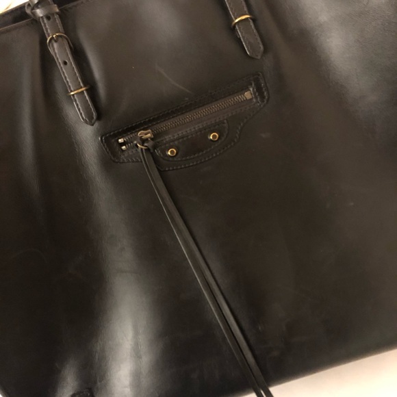 Balenciaga Papier A4 tote brown shoulder bag - Picture 7 of 13